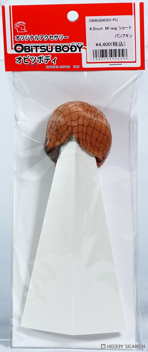 Obitsu Plastic Manufacturing 4.5-inch M-wig Short Pumpkin (Fashion Doll) gambar 3