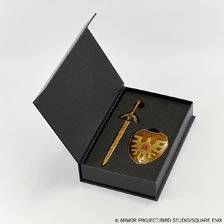 Square Enix Dragon Quest Metallic Items Gallery Special Erdrick`s Sword &amp; Erdrick`s Shield -40th Anniversary Memory Ver. - (Completed)