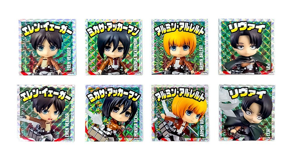 Good Smile Company Attack on Titan Nendoroid Plus Collectible Sticker (Set of 8) (Anime Toy) imagen 2