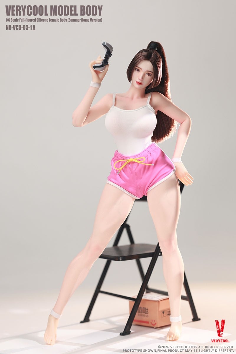 Very Cool Toys Very Cool 1/6 Model Body No.3 Full Figure Silicone Female Body (Summer Loungewear Ver.) A Bild 8