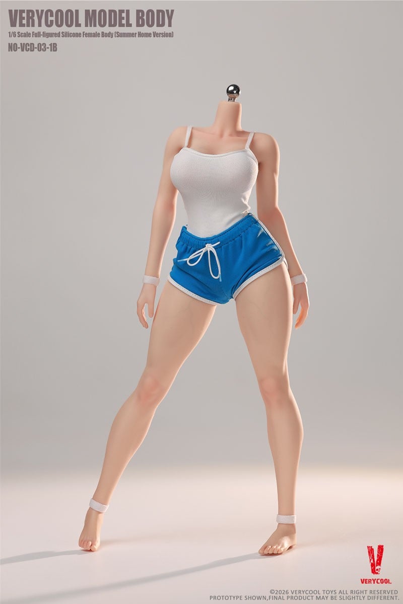 Very Cool Toys Very Cool 1/6 Model Body No.3 Full Figure Silicone Female Body (Summer Loungewear Ver.) B รูปภาพ 3