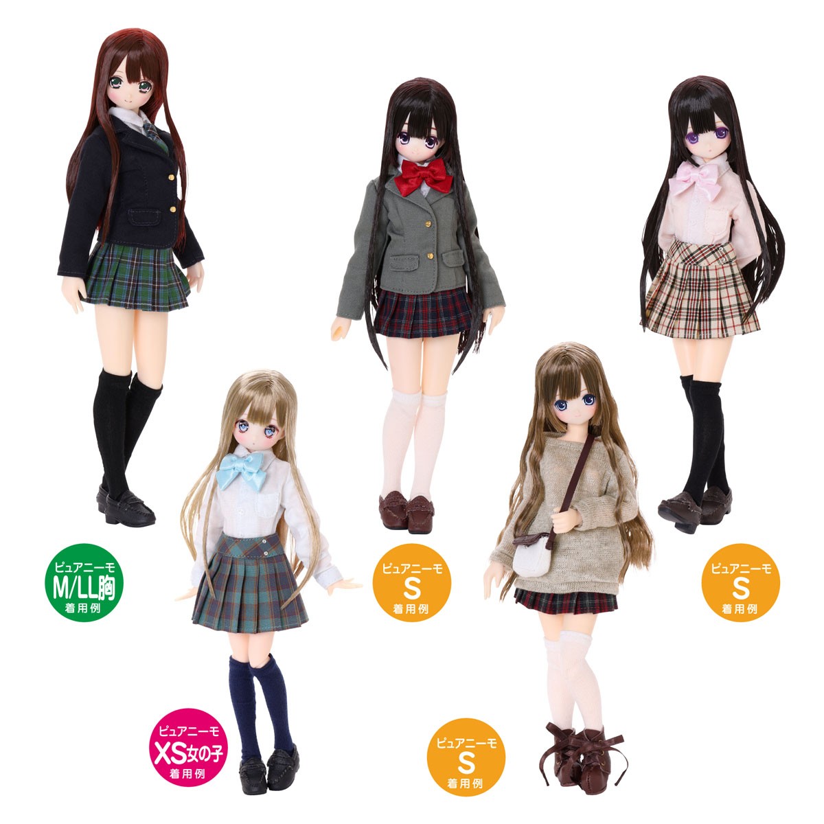 Azone International PNS Side Button Pleated Skirt III (Green Check) รูปภาพ 4