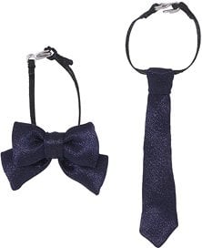 Azone International PNS Ribbon &amp; Tie Set (Solid Color) (Navy) (Fashion Doll) image 1