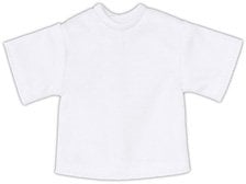 Azone International PNS Oversized T-Shirt ~Plain~ (White) (Fashion Doll) image 1