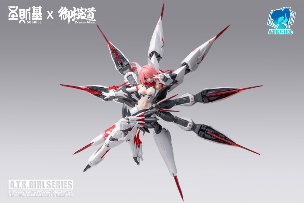 Eastern Model [Bonus Included] SOSKILL x Eastern Model A.T.K.Girl Endless Night Series Nine-Tailed Fox Daji Deluxe Edition (Plastic Model) 图片 5