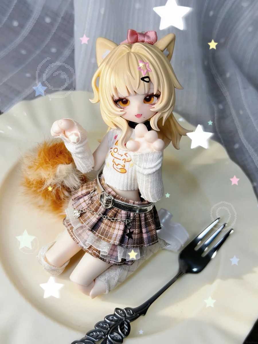 Inedible Doll Meow Meow Meow Dimension 1/8 BJD Blind BOX (Single Item) (Fashion Doll) รูปภาพ 4