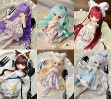 Inedible Doll [Stillwind Myth] 1/12 Scale Flocked-Hair Head BJD Blind Box (Single Item) (Fashion Doll)
