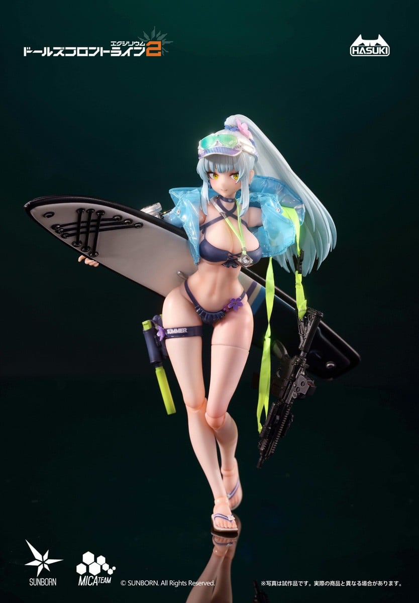 Hasuki pocket art PA013 Girls` Frontline 2: Exilium Klukai: Cerulean Breaker Ver. Deluxe Edition 1/12 Complete Model Action Figure (Figure) Bild 3