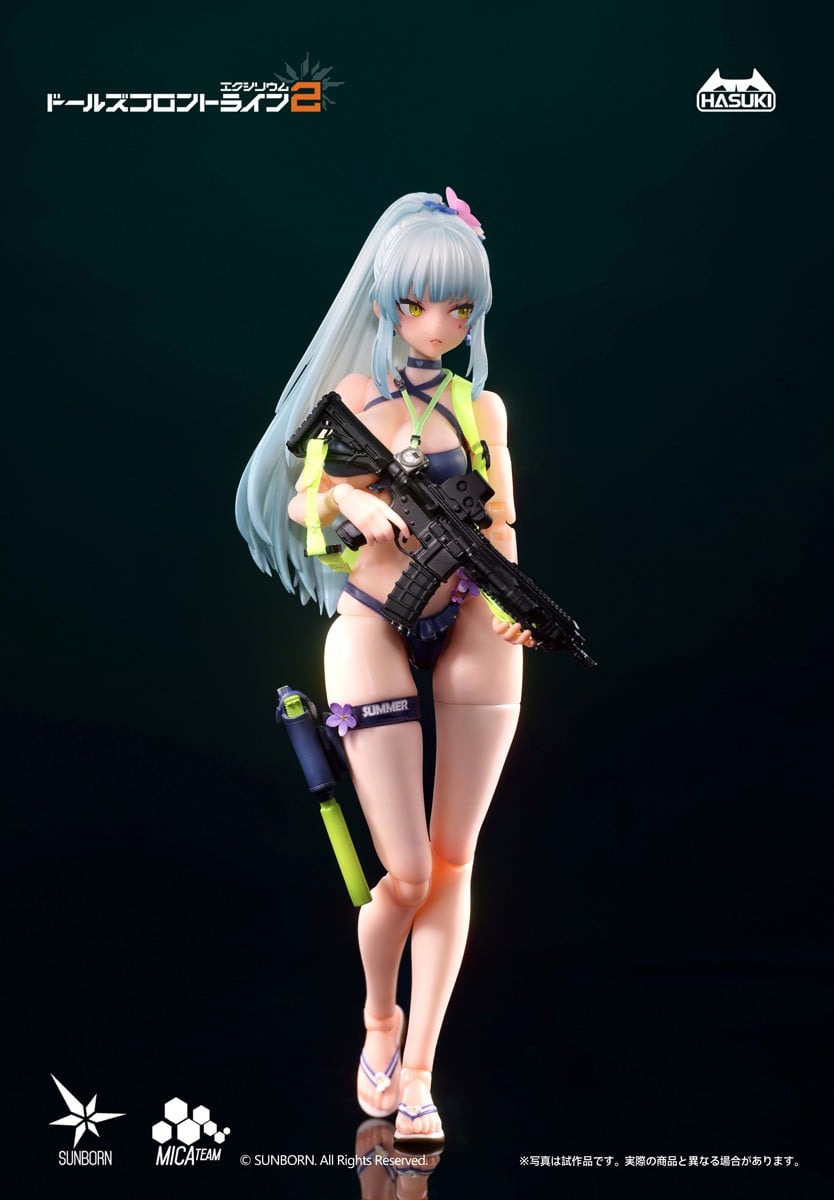 Hasuki pocket art PA013 Girls` Frontline 2: Exilium Klukai: Cerulean Breaker Ver. Deluxe Edition 1/12 Complete Model Action Figure (Figure) Bild 6