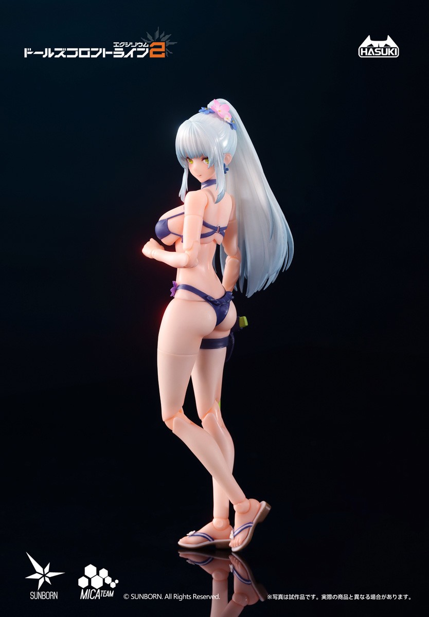 Hasuki pocket art PA013 Girls` Frontline 2: Exilium Klukai: Cerulean Breaker Ver. Standard Edition 1/12 Complete Model Action Figure (Figure) Bild 4