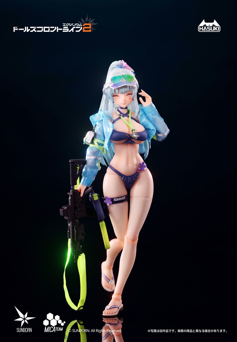 Hasuki pocket art PA013 Girls` Frontline 2: Exilium Klukai: Cerulean Breaker Ver. Standard Edition 1/12 Complete Model Action Figure (Figure) Bild 5