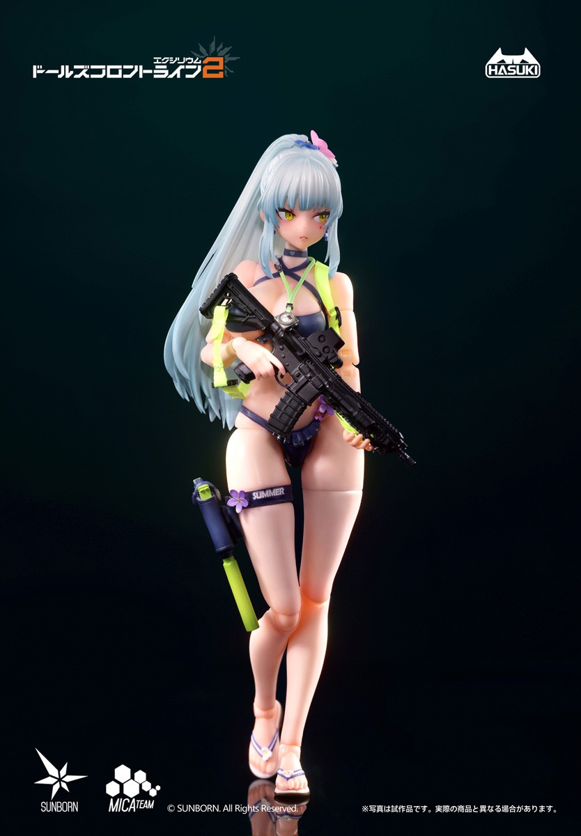 Hasuki pocket art PA013 Girls` Frontline 2: Exilium Klukai: Cerulean Breaker Ver. Standard Edition 1/12 Complete Model Action Figure (Figure) Bild 6