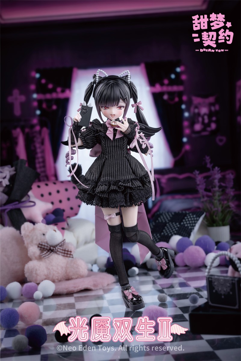 NEO EDEN TOYS 라이트 나이트메어 트윈스 II 드림 보우 시리즈 관절형 돌 트레이딩 피규어 (단품) 이미지 8