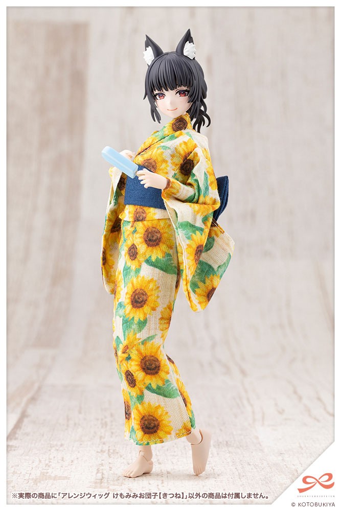 Kotobukiya 創彩少女庭園 アレンジウィッグ 獣耳お団子【狐】 画像 7