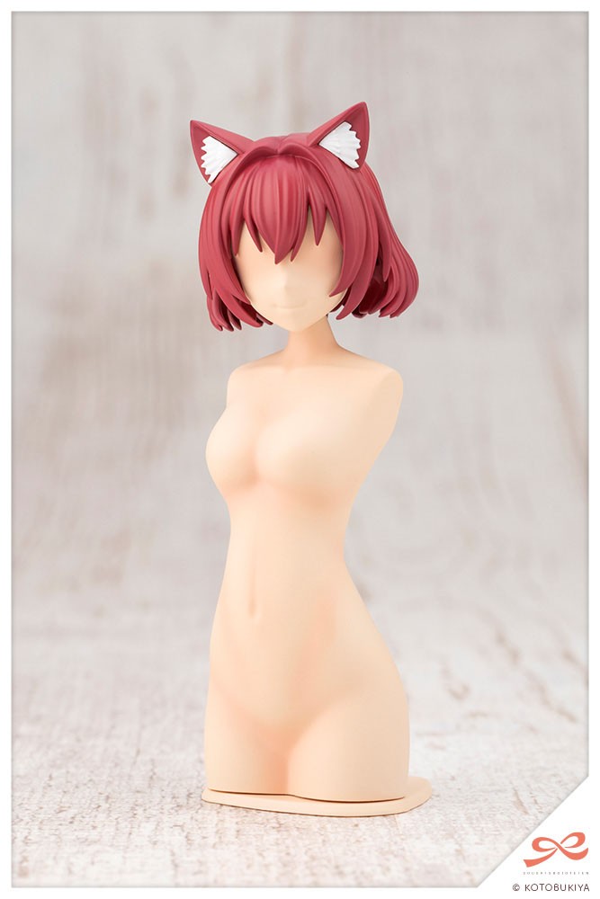 Kotobukiya 創彩少女庭園 アレンジウィッグ アニマル耳ボブ【ねこ】 プラモデル 画像 2