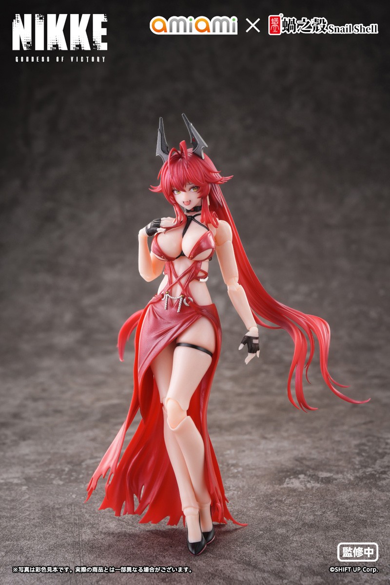 Goddess of Victory: Nikke Red Hood: Nonsense Red ฟิกเกอร์แอคชั่นสเกล 1/12 พร้อมพ่นสี รูปภาพ 3