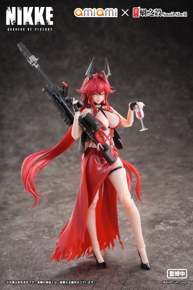 Goddess of Victory: Nikke Red Hood: Nonsense Red ฟิกเกอร์แอคชั่นสเกล 1/12 พร้อมพ่นสี รูปภาพ 5