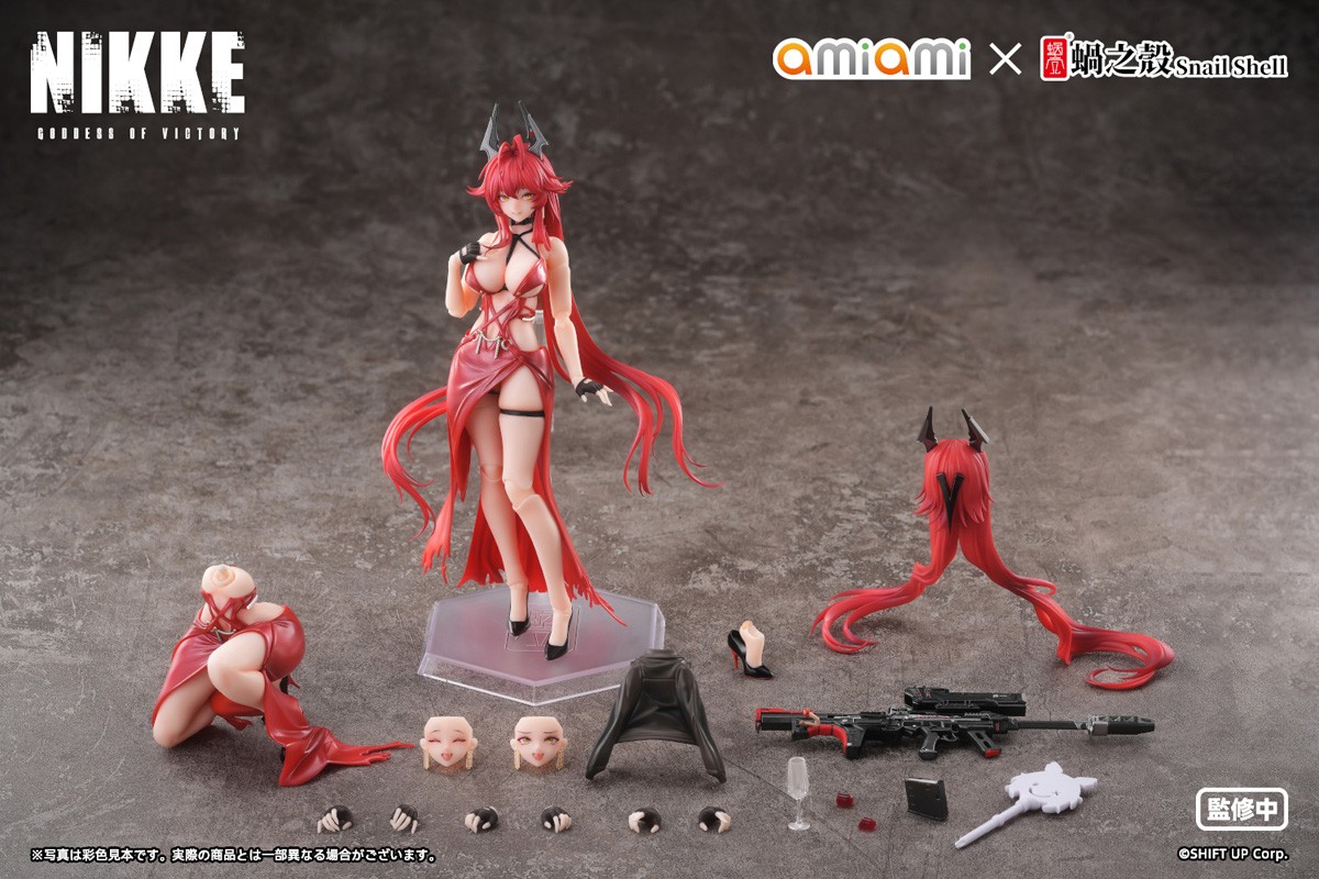 Goddess of Victory: Nikke Red Hood: Nonsense Red ฟิกเกอร์แอคชั่นสเกล 1/12 พร้อมพ่นสี รูปภาพ 8