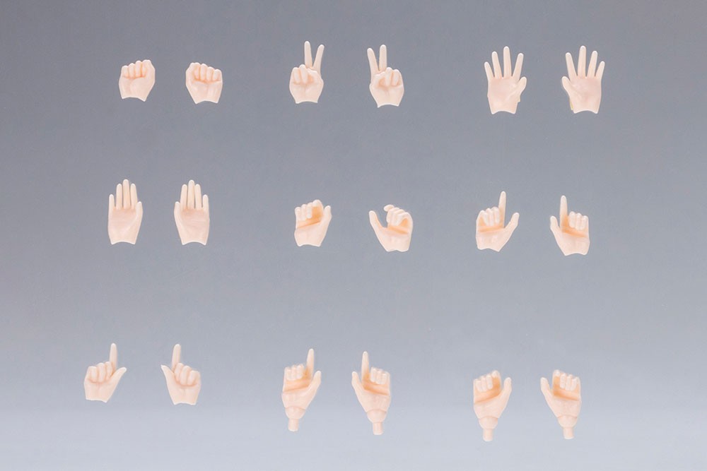 Kotobukiya MEGAMI DEVICE M.S.G 09 HAND SET HAUTFARBE C (Plastikmodell) Bild 2