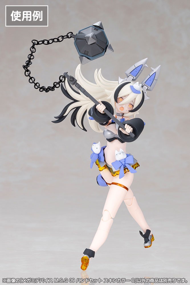 Kotobukiya MEGAMI DEVICE M.S.G 09 HAND SET HAUTFARBE C (Plastikmodell) Bild 5