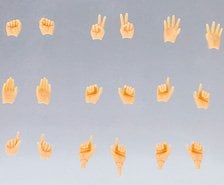 Kotobukiya MEGAMI DEVICE M.S.G 09 HAND SET HAUTFARBE D (Plastikmodell) Bild 1