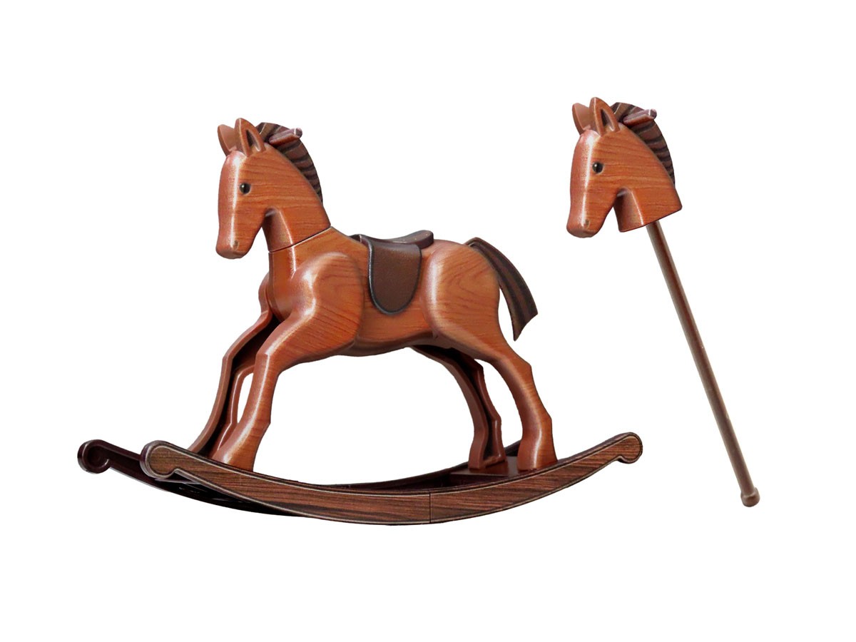 DIG Pripra Figure no Asobi Wooden Horse no Kokoroe Antique (拼装模型) 图片 3