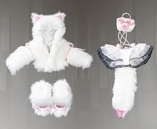 GOOMOO GM-N-007 Cat-Girl Style Outfit Set for 1/12 Scale Action Figures (Fashion Doll)