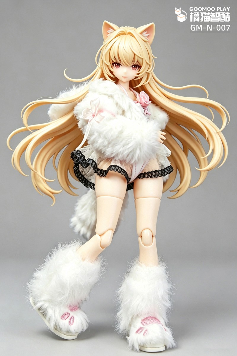 GOOMOO GM-N-007 Cat-Girl Style Outfit Set for 1/12 Scale Action Figures (Fashion Doll) image 6