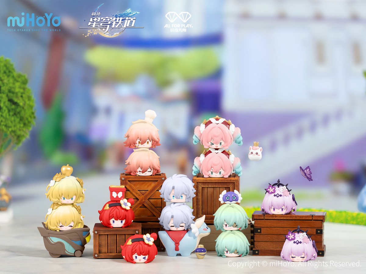 ALL FOR PLAY 붕괴: 스타레일 암포레우스의 영웅 서사 시리즈 슈퍼 스태킹 피규어 (14개 세트) (피규어) 이미지 2