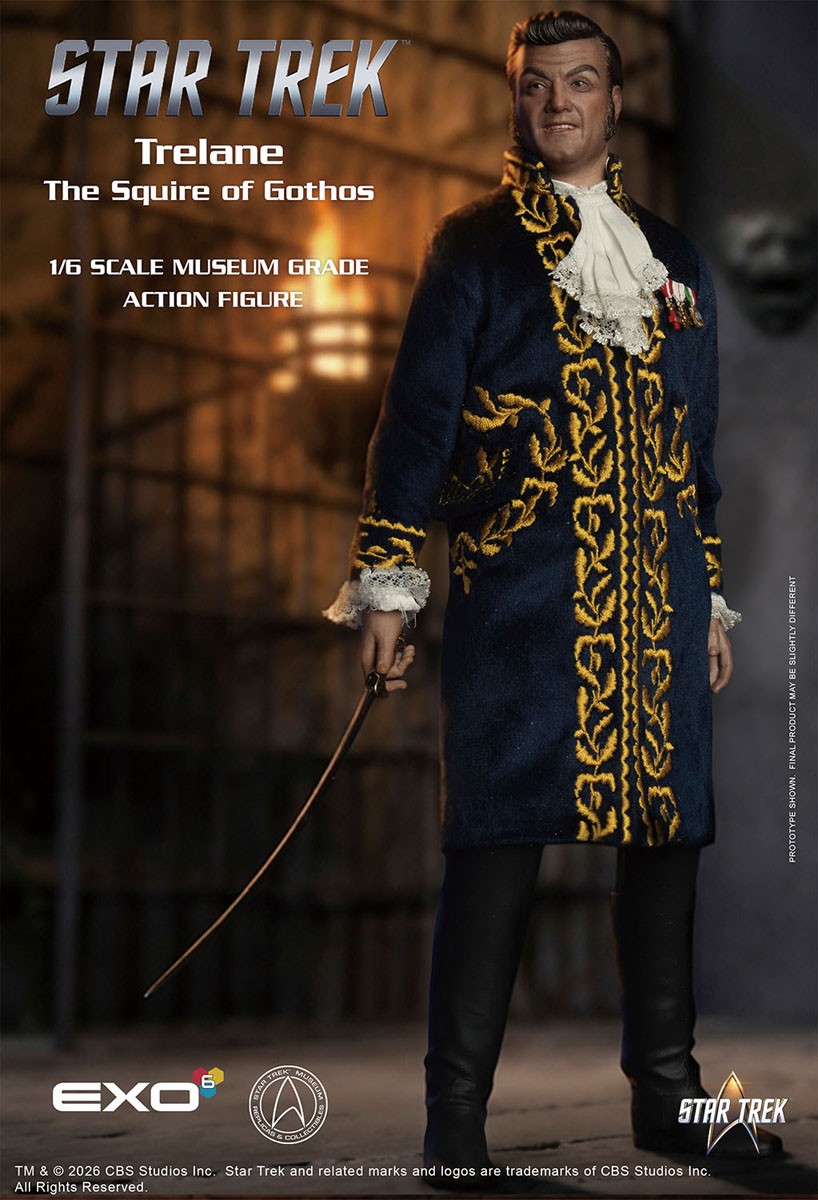 EXO-6 ฟิกเกอร์แอคชั่นแบบเหมือนจริง Star Trek Trelane The Squire of Gothos (สินค้าสำเร็จรูป) รูปภาพ 2