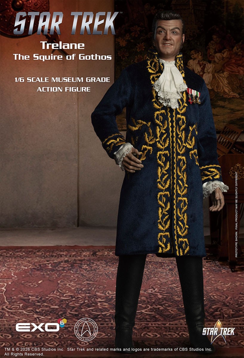 EXO-6 ฟิกเกอร์แอคชั่นแบบเหมือนจริง Star Trek Trelane The Squire of Gothos (สินค้าสำเร็จรูป) รูปภาพ 3
