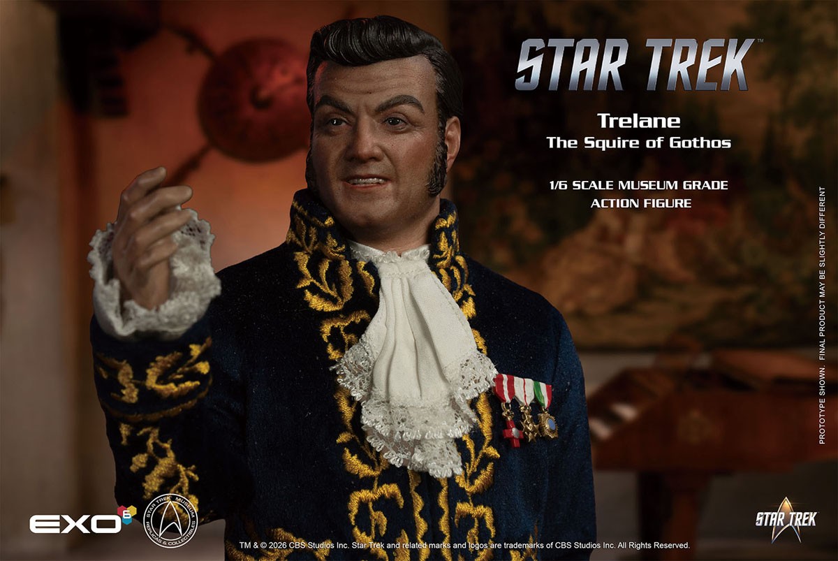 EXO-6 ฟิกเกอร์แอคชั่นแบบเหมือนจริง Star Trek Trelane The Squire of Gothos (สินค้าสำเร็จรูป) รูปภาพ 4