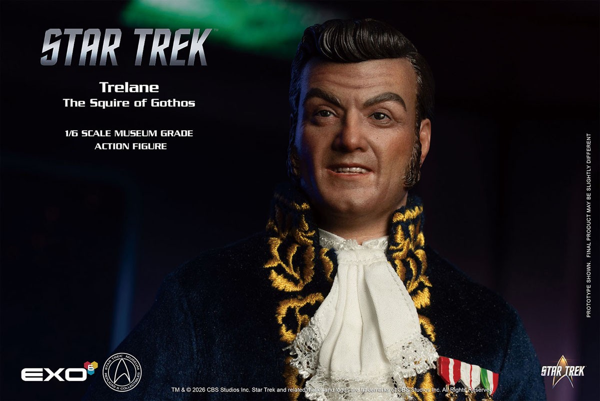 EXO-6 ฟิกเกอร์แอคชั่นแบบเหมือนจริง Star Trek Trelane The Squire of Gothos (สินค้าสำเร็จรูป) รูปภาพ 6