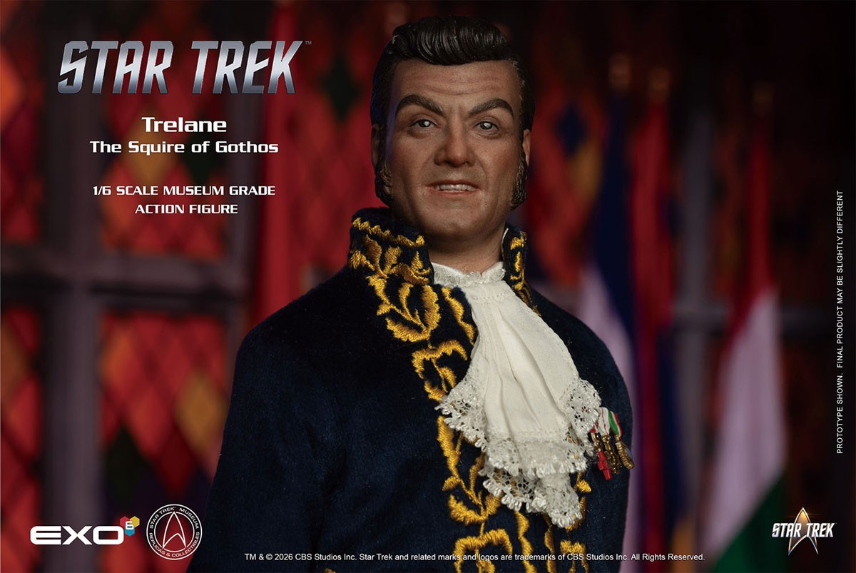 EXO-6 ฟิกเกอร์แอคชั่นแบบเหมือนจริง Star Trek Trelane The Squire of Gothos (สินค้าสำเร็จรูป) รูปภาพ 7