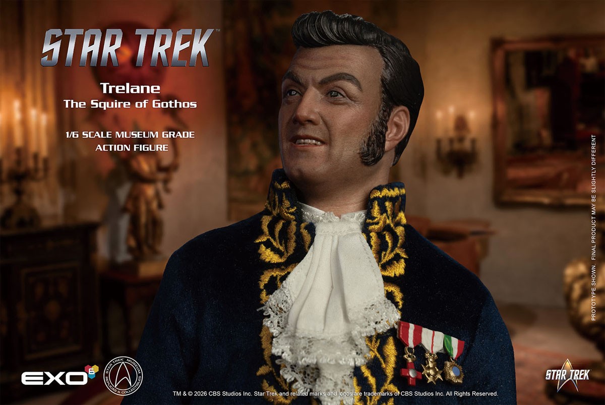 EXO-6 ฟิกเกอร์แอคชั่นแบบเหมือนจริง Star Trek Trelane The Squire of Gothos (สินค้าสำเร็จรูป) รูปภาพ 8