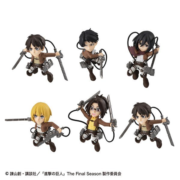 MegaHouse Tobimas Attack on Titan (Set of 6) (Figure) image 2