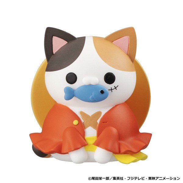 MegaHouse Mega Cat Project One Piece `Nyan Piece Nyaaan! Kaizokuoh ni Ore wa Narunyan!` (Set of 8) (Figure) image 5