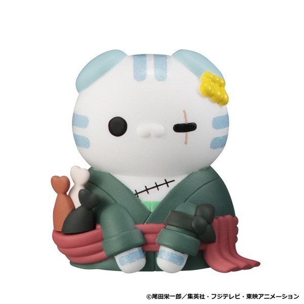 MegaHouse Mega Cat Project One Piece `Nyan Piece Nyaaan! Kaizokuoh ni Ore wa Narunyan!` (Set of 8) (Figure) image 8