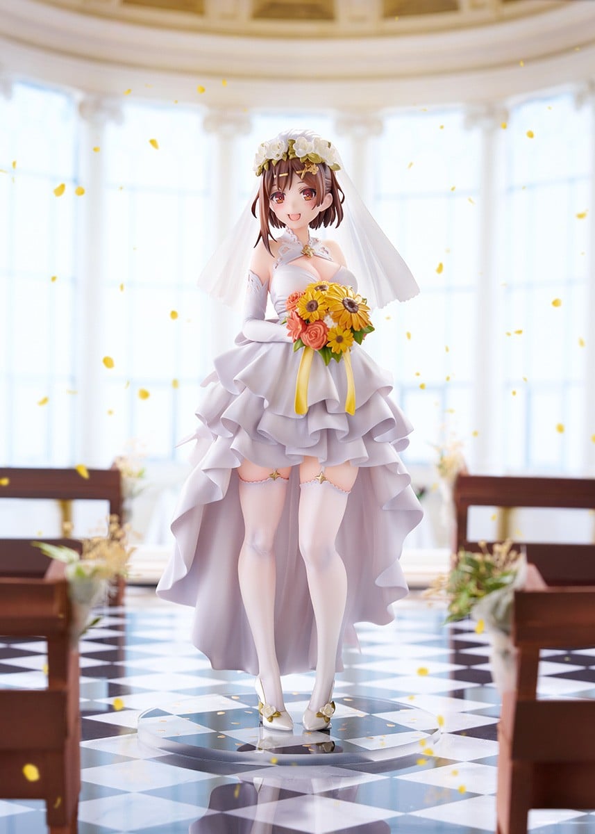 Ques Q Atelier Ryza 3: Alchemist of the End &amp; Secret Key Ryza (Reisalin Stout) Wedding Style (Figure) gambar 8