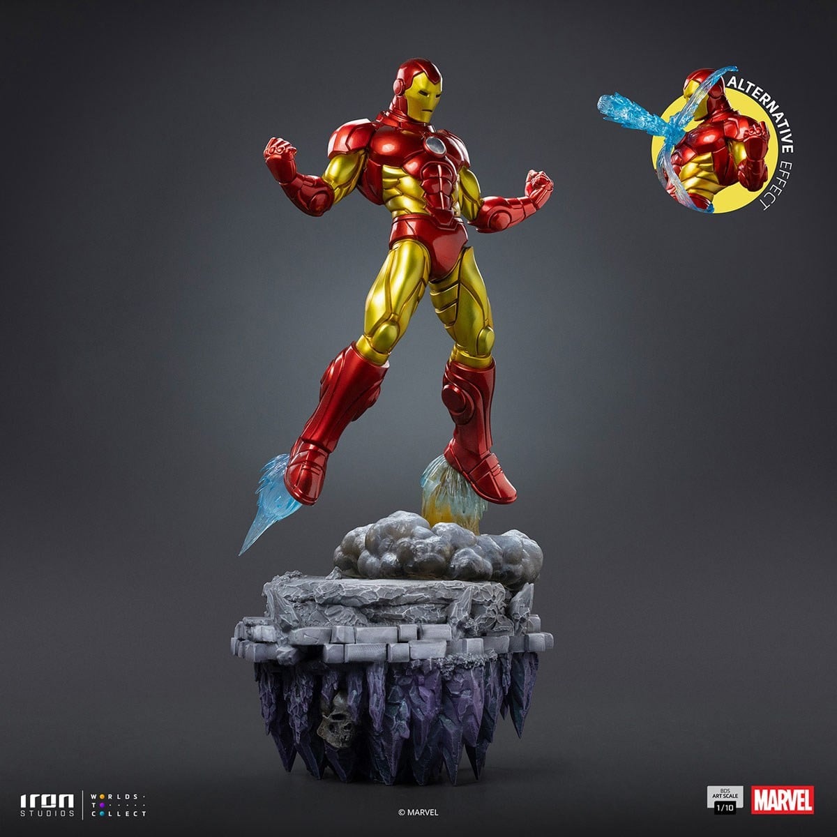 Iron Studios Marvel - Iron Studios 1/10 Scale Statue: Art Scale - Iron Man [Comic] รูปภาพ 2