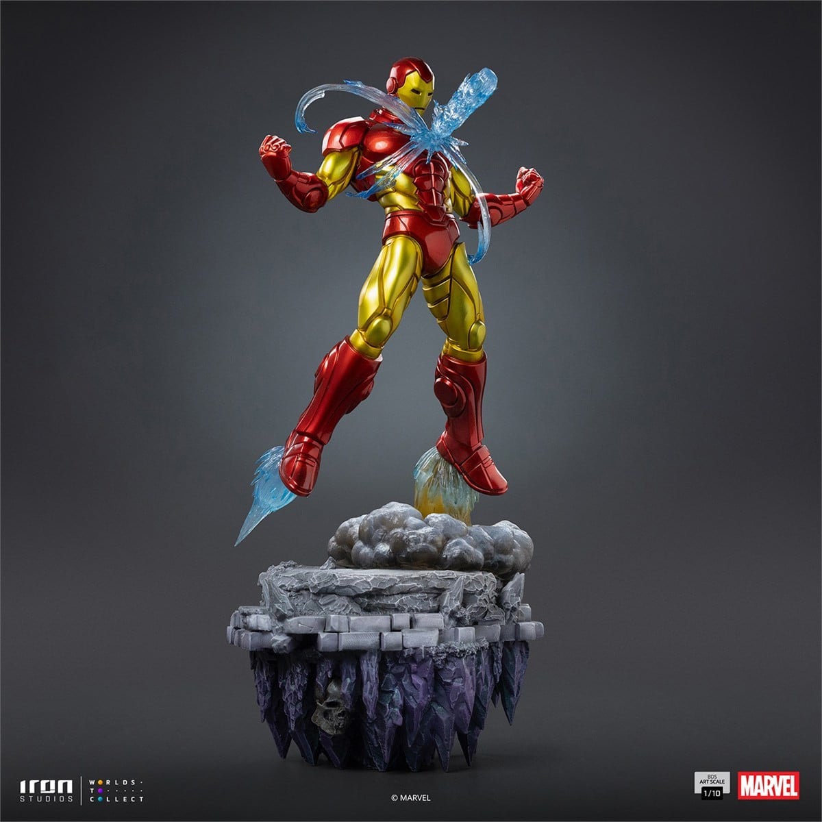 Iron Studios Marvel - Iron Studios 1/10 Scale Statue: Art Scale - Iron Man [Comic] รูปภาพ 3