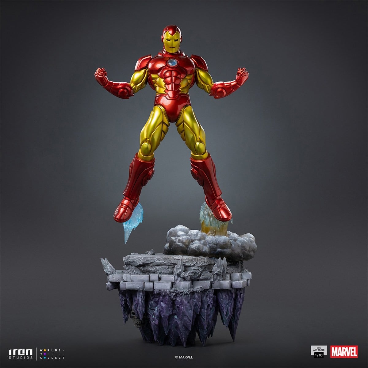 Iron Studios Marvel - Iron Studios 1/10 Scale Statue: Art Scale - Iron Man [Comic] รูปภาพ 4