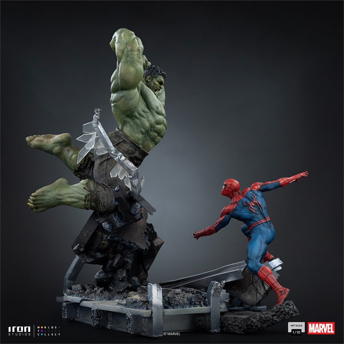 Iron Studios Marvel - Iron Studios 1/10 Scale Statue: Art Scale - Spider-Man vs Hulk [Movie / Spider-Man: Brand New Day] Bild 6
