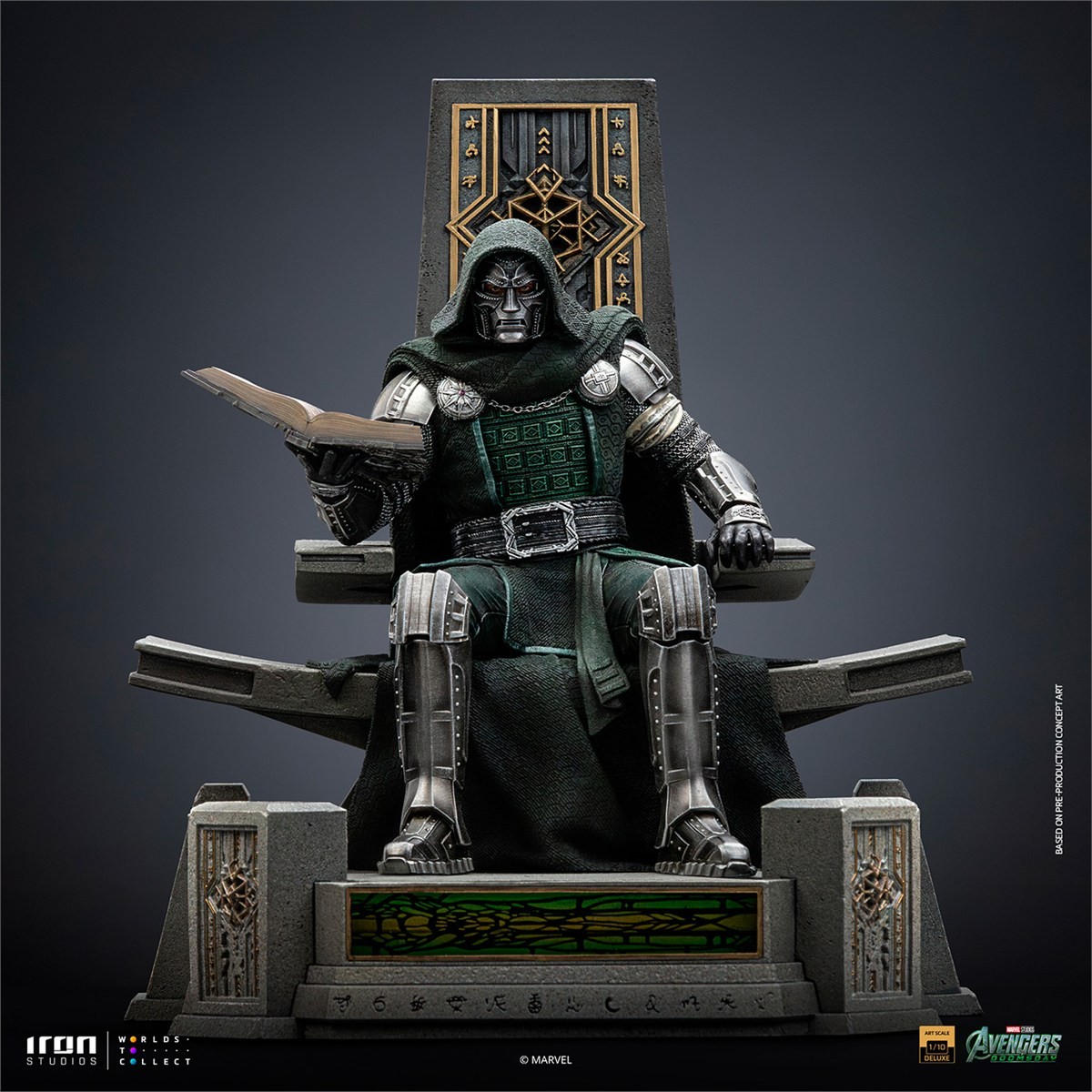 Iron Studios Marvel - Iron Studios 1/10 Scale Statue: Art Scale - Doctor Doom on Throne [Movie / Avengers: Doomsday] รูปภาพ 3