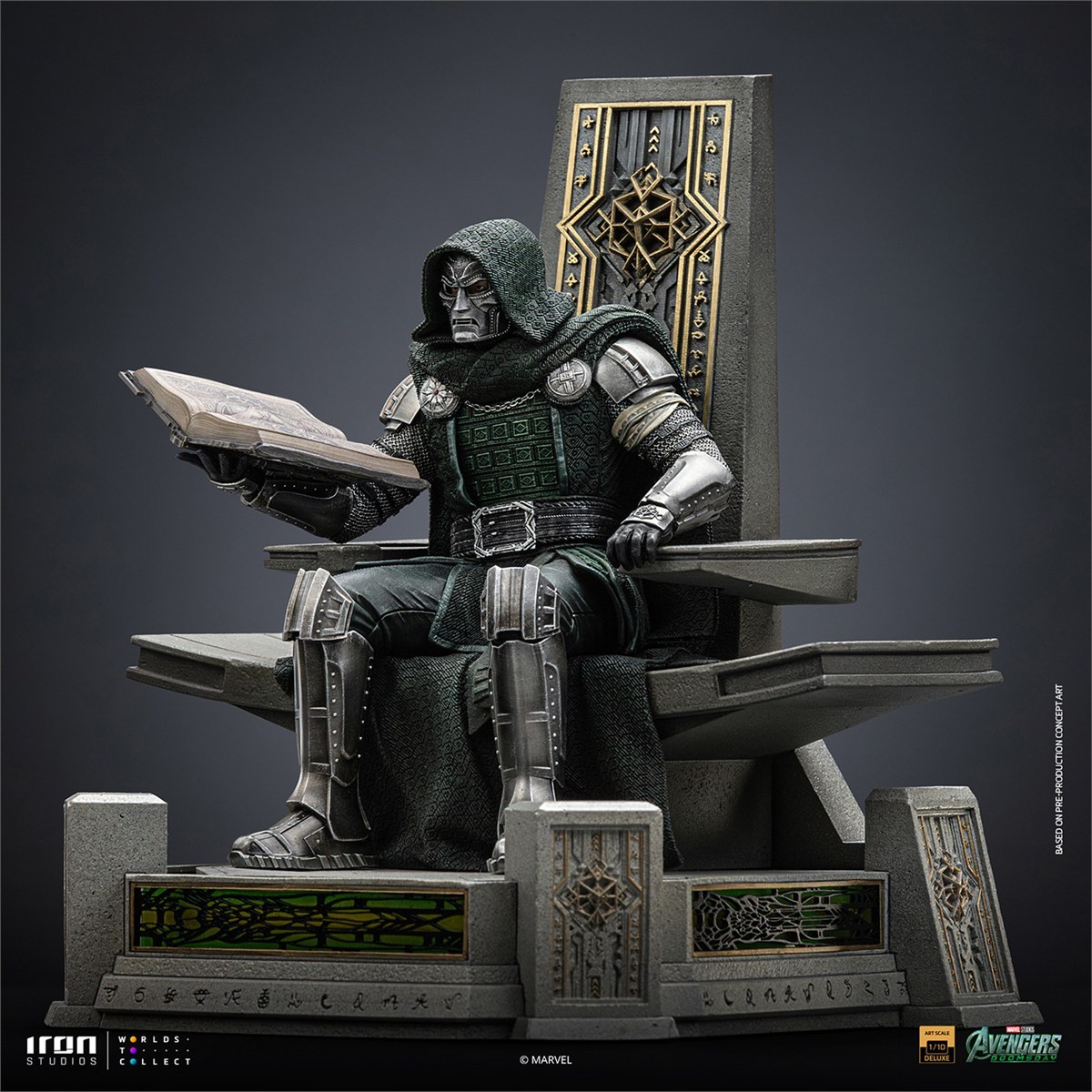 Iron Studios Marvel - Iron Studios 1/10 Scale Statue: Art Scale - Doctor Doom on Throne [Movie / Avengers: Doomsday] รูปภาพ 6