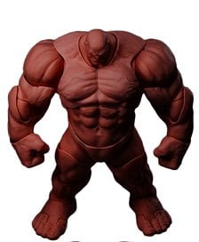 WIND TOYS WIND TOYS 1/12 타이탄 슈퍼 액션 근육 바디 - 적색 피부 이미지 1
