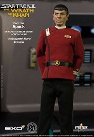EXO-6 Hyper Realistic Action Figure Star Trek II: The Wrath of Khan Captain Spock `Kobayashi Maru` Version (Completed)