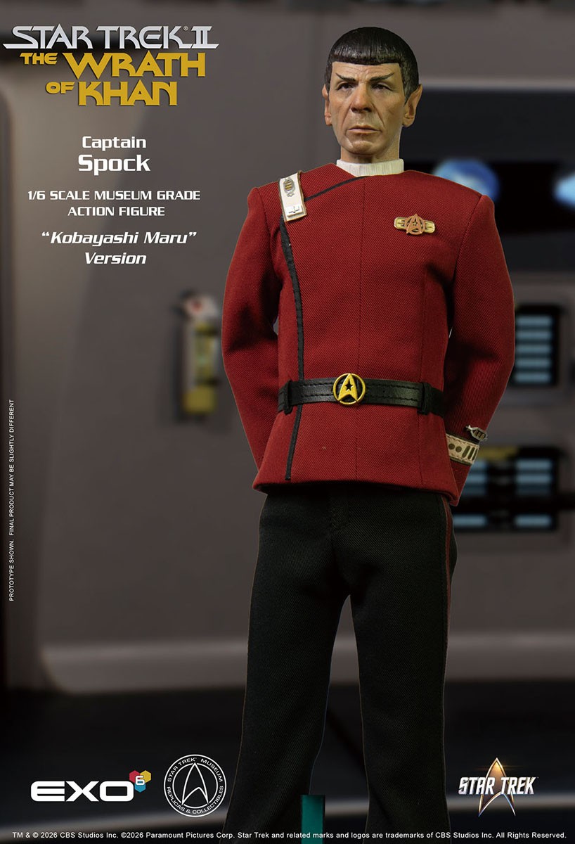 EXO-6 Hyper Realistic Action Figure Star Trek II: The Wrath of Khan Captain Spock `Kobayashi Maru` Version รูปภาพ 3