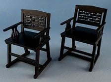 Cobaanii Mokei Work Shop 1/12 Chair type2 (Fashion Doll)
