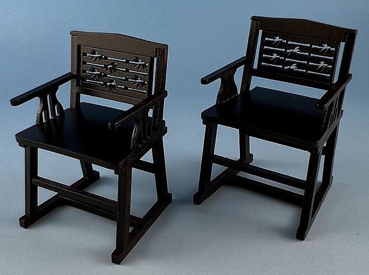 Cobaanii Mokei Work Shop 1/12 Chair type2 (Fashion Doll) gambar 2
